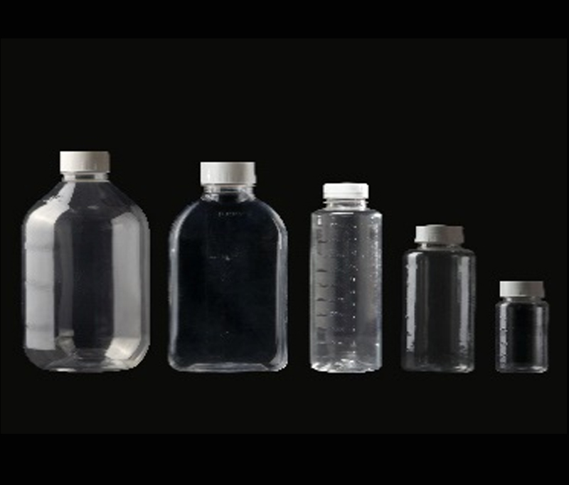 Sterile Disposable Clear / Transparent PET Bottle